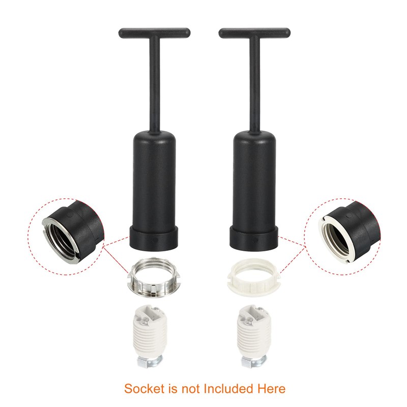 sourcing map 1 Set of 5 G9 Light Base Rings
