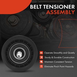 A-Premium Belt Idler Pulley Compatible with Hyundai Sonata 2010-2014, Tucson 2011-2015, Santa Fe Sport 2013-2016 & Kia Optima 2011-2015, Sorento 2014-2015, Sportage 2011-2016, Forte Koup, Forte5