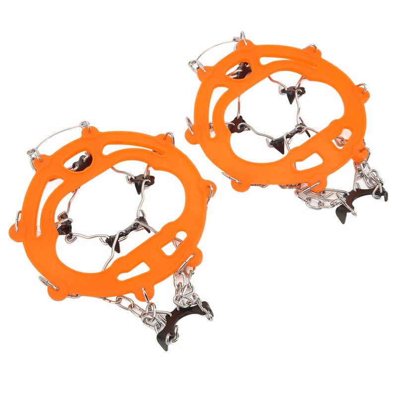 2Pcs Ice Traction Cleats Anti Skid Shoe Crampon Cover Snow