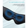 LC-dolida Bluetooth Sleep Mask with Headphones 3 in 1 Eye