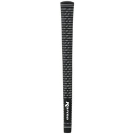 Karma Velour Jumbo Golf Grips for Men, Black/White +1/16" Oversized