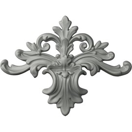 Ekena Millwork 9 1/2"W x 7 1/4"H x 1"P Amelia Onlay