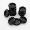 Semrien 24 Pcs 1-1/2 inch Rubber Grommet, Black Wire Grommet