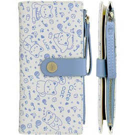 Farcauo Women's Purse Women Cat Small Wallet for Women Small Wallet Women Gifts for Women Wallets ID & Card Sleeves Wallets for Women, #T Blue Cat Wallet for Women