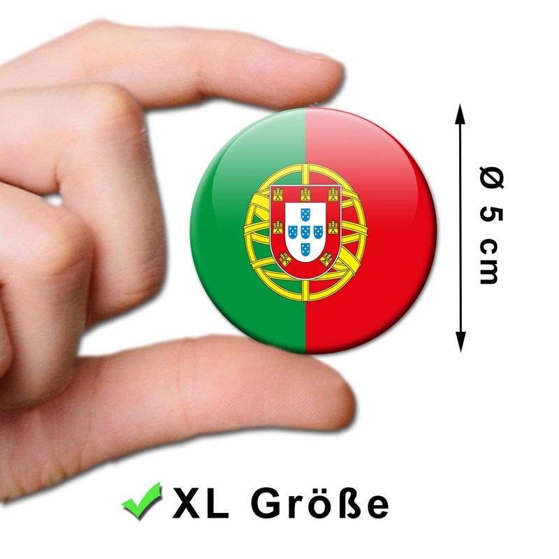 Portugal Flag Fridge Magnet Countries Travel Souvenir Flag Fridge Magnet