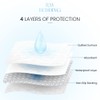 Small Double Quilted Waterproof Mattress Protector Hypoallergenic and Noiseless Fitted