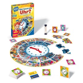 Ravensburger Children’s Games 24995 "Who knows the clock" Educational Game