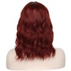 Short 14 Inches Pastel Wavy With Air Bangs Bob Cosplay