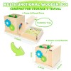Justwood Montessori Toys For 1+ Year Old 8in1 Wooden Play
