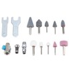 16 Pcs Air Die Grinder Kit,25000RPM 1/4" 1/8" Pneumatic Rotary