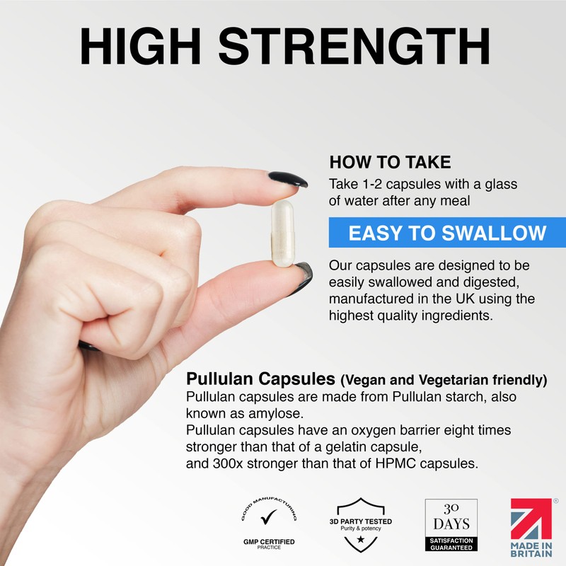White Label Nutrition L-Lysine Supplement - High Potency - |