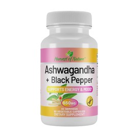Harvest of Nature Happy Calm Ashwagandha & Black Pepper