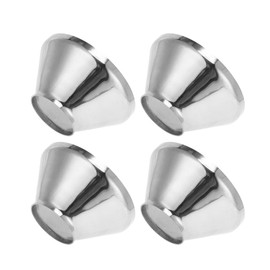 Motoforti Mandrel Exhaust Bend Elbow Concentric Reducer Car Exhaust Pipe Tubing Piping Adapter 3" OD to 6.25" OD 304 Stainless Steel Silver Tone 4 Pcs