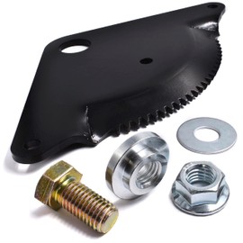 HD Switch - Improved Steering Sector Gear Plate fits All Dixon Lawn and Garden Tractors - Includes Precision Machined Billet Pivot Bushing Upgrade