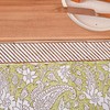 Perilla Home - Camino de mesa rectangular con estampado de