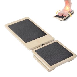Wooden Balance Board for Ankle, Single Leg Balance Board for Exercise, Standing Board for Sports, Foot Stretcher for Improving Ankle Posture Balance Exercises, Physical Therapy for Sprained Ankles