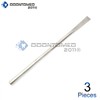OdontoMed2011® 3 PCS Sheehan Straight Osteotome 12MM Hexagon Handle 16CM