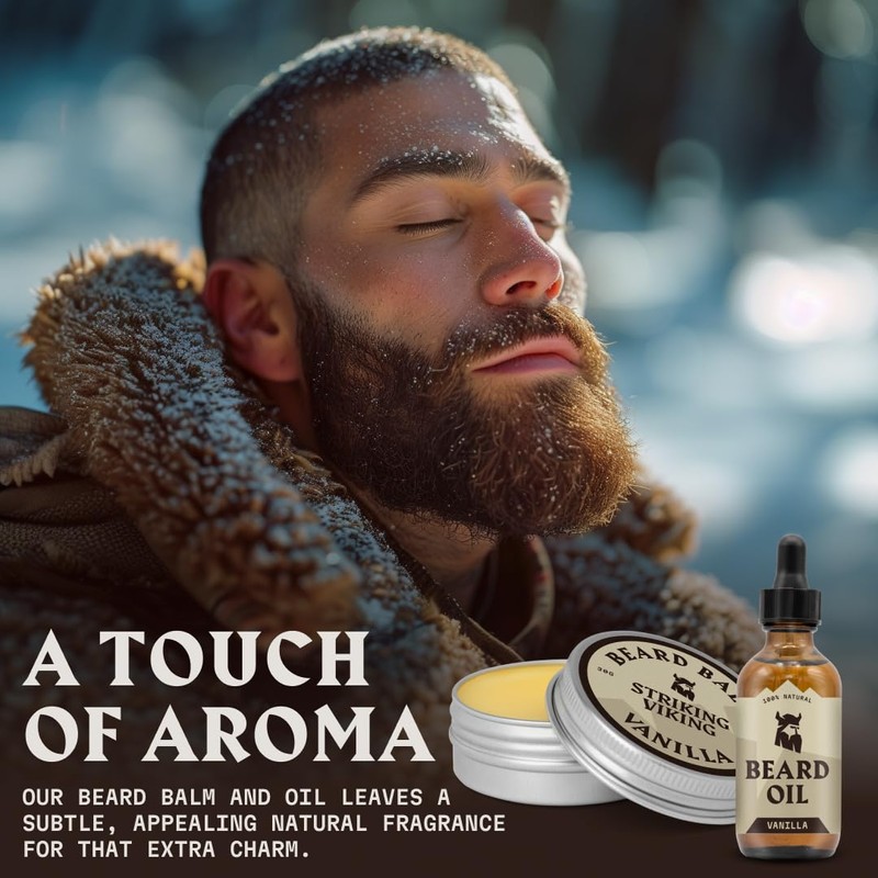 Striking Viking Beard Oil & Balm for Men - 2