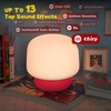 UNEEDE Mushroom Night Light for Kids with 13 Sound Effects