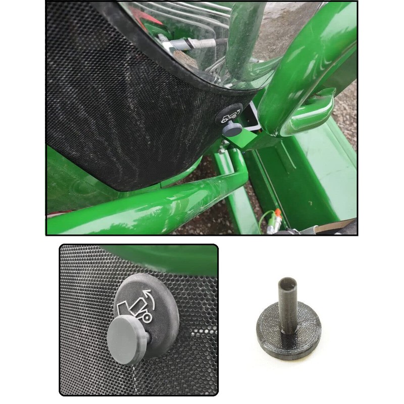 ZFZMZ Replacement Hood Release Open Button for John Deere Tractor