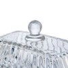 Clear Glass Butter Dish with Lid for Countertop - Refrigerator