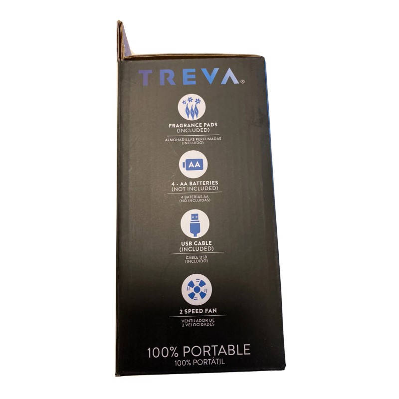 Airflow Treva 5" Aromatherapy Diffuser Fan - 2 Speed Air