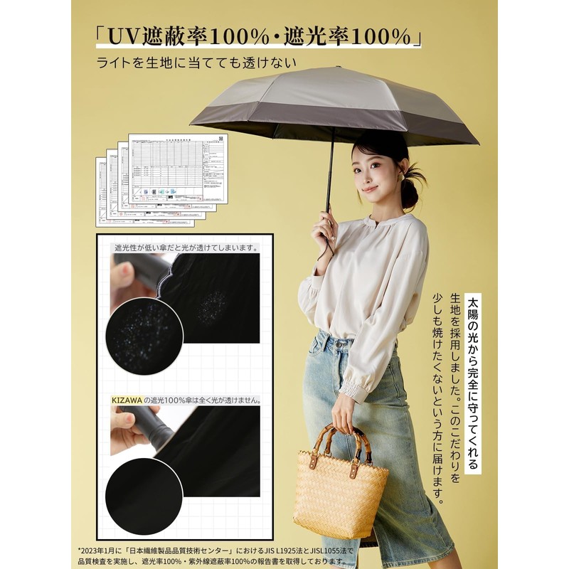 Kizawa Ultra Lightweight Carbon Parasol, 3.9 - 4.9 oz (110