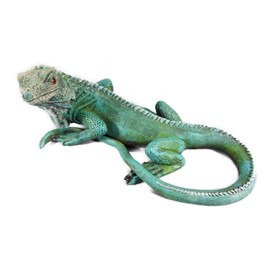 JHMYAR Set of 3 Lizard Iguana 14 x 6 cm Reptile Dragon Terrarium Animal Figure Decoration GOR 9002