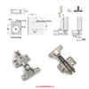 LOOTICH 90 Degree Middle Stop 26 mm Soft Close Hydraulic
