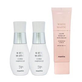 Mastina White Mastic Season 4 Core Ampoule 30ml x 2 + Tone-up Sun Cream 50ml / 매스티나 화이트 매스틱 시즌4 코어 앰플 30ml 2개+톤업 선크림 50ml