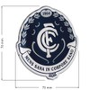 Fan Emblems Carlton Blues Lensed Chrome AFL Supporter Logo