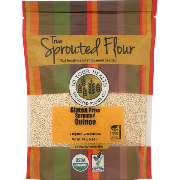 TO YOUR HEALTH SPROUTED FLOUR Organic Sprouted Quinoa, 16 OZ