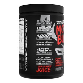 Bucked Up Mother Bucker Pre Entreno High-stimulant 20 Serv Sabor Gym-junkie Juice