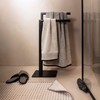 möve Eden towel check structure velours 50 x 100 cm