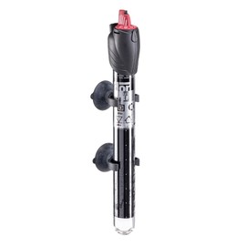 Hydor THEO 100 W Aquarium Turtle Tank Heater, Submersible, Anti-Thermal Shock, Shatterproof, with Graduated Scale and Suction Cups, Black