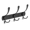 THCMagorilla Magnetic Black Hook Wall Hook 3 Rows Wall Hanger