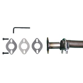 GenExhaust for Champion Generator w/ 90A exhaust cover plate 1" exhaust galvanized steel extension. (10")