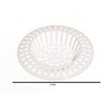 Abtropfsieb für Badewanne/Waschbecken, Kunststoff, 70 mm, Weiß, 100 Stück