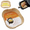 HDKBIG Air Fryer Paper, Square, 50 Sheets, Air Fryer, Paper,