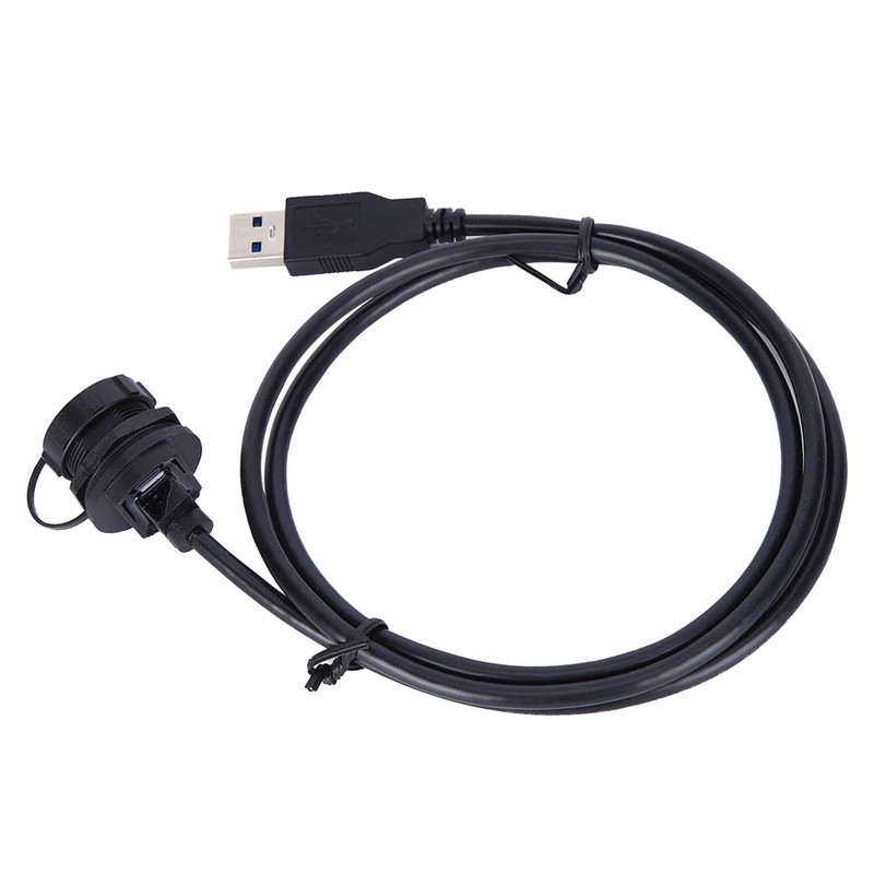 Waterproof USB Connector USB3.0 Female Male Meter Wire Plug Panel