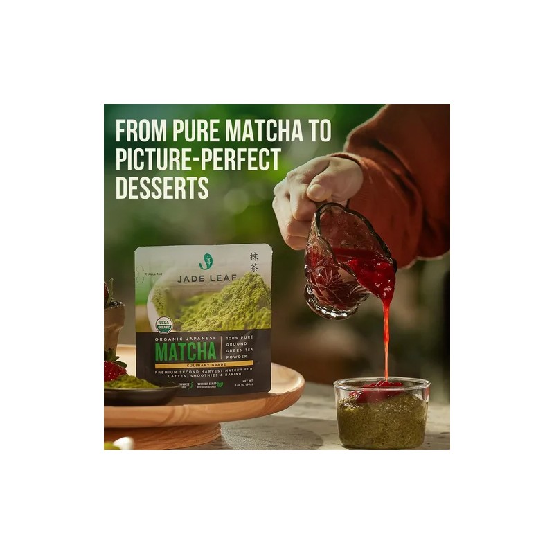Jade Leaf Matcha Matcha Orgánico En Polvo Jade Leaf 30