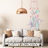 Dream Catcher for Girls, Pink Cat Dreamcatcher with Feathers, Cat