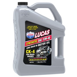 Lucas Oil 11247 Synthetic SAE 15W-40 CK-4 Diesel Oil - 1 Gallon