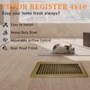 4" x 12" Floor Register Cover - Heavy Duty Steel