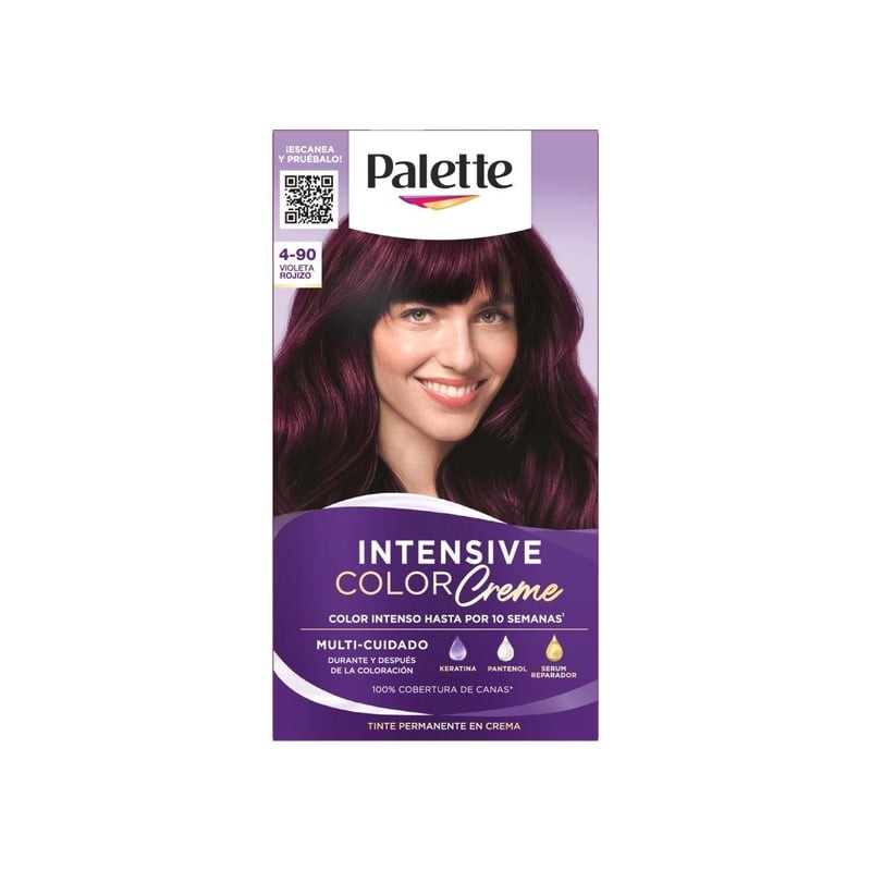 Tinte para cabello Palette Intensive Color Creme Kit Violeta Rojizo