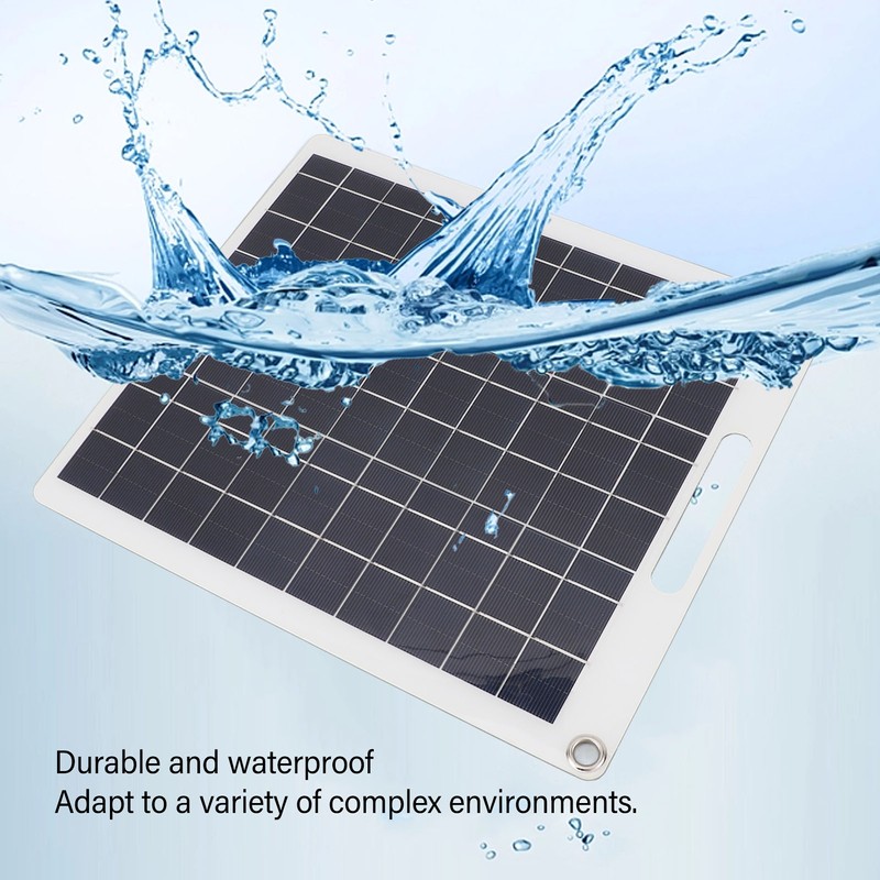 30W Solar Panel 5V Dual USB Monocrystalline Silicon Solar Cell