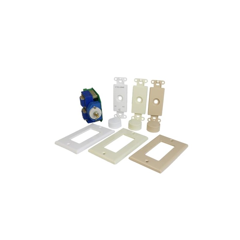 100W Impedance Matching Rotary Volume Control with White, Almond &