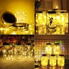 Solar Mason Jar Lights 10 Pack 20 LED Waterproof Outdoor