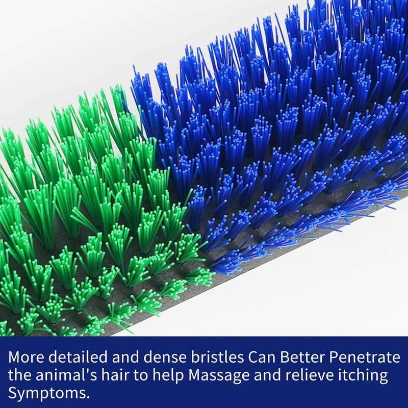 Livestock Scratch Brush With 8 Screws，Animal Back Scratching Brush for