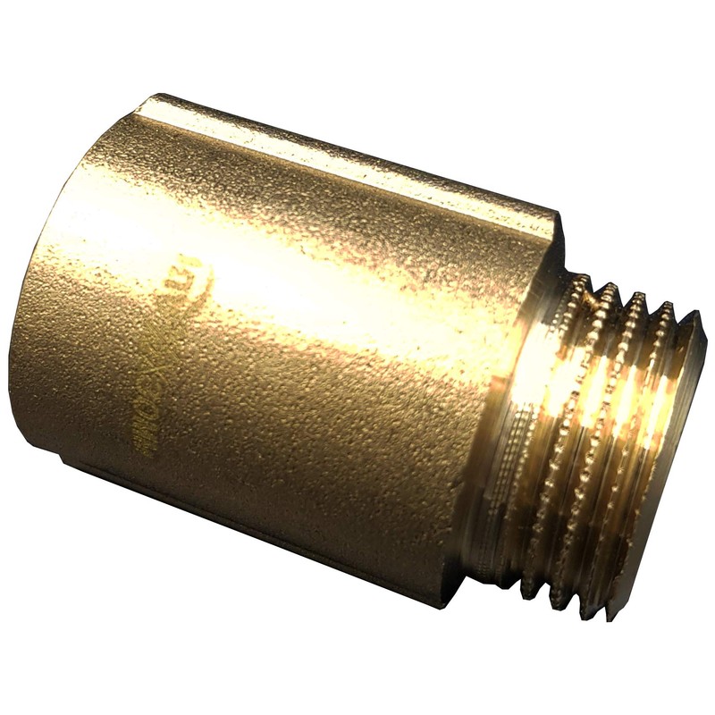 1/2" BSP (15mm) Pipe Thread Extension Female x Male Cast